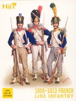 Troop54 Napoleonic French Line Infantry Porte Aigle 1812 54mm Unpainted kit 