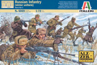 1:35 Italeri #346 Red Army Infantry WWII Set 2 