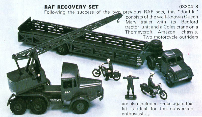 Bargain Corner   AIRFIX  RAF RECOVERY SET  1:76 scale  kit 