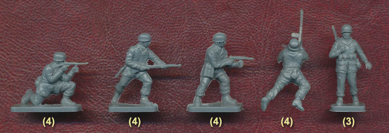 AIRFIX REISSUE 1753 WWII German Paratroopers1/72 toy solders in a Heller box 