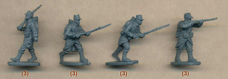 Figurine hachette soldiers 1914 1918 14-18 # 31a rifleman Belgian 1914 