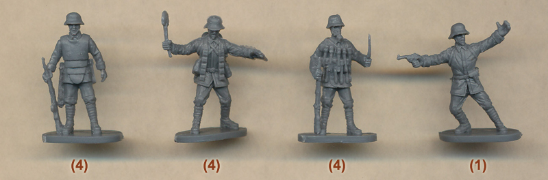Caesar Miniatures 1/72 WWI armée allemande # 035