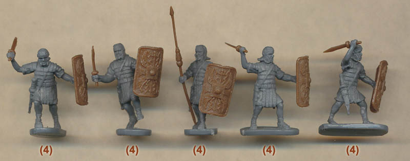 CONTE ROMAN ARMY SET #1 SILVER  16 FIGURES JUST RELEASED !! CAESAR ROME 