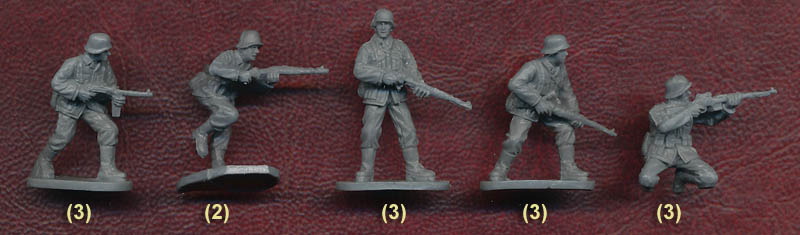 Caesar Miniatures 1/72 WWII German Sturmpionier Engineers Team Set HB8 New! 