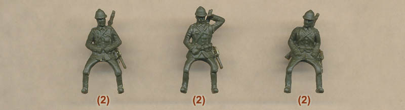 1/72 First to fight PL1939-072 Polish Uhlans HQ on horses 1939