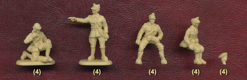 Model Figures-Contient 1 Spruce HAT 1/72 scale WWII roumain artillery crew 
