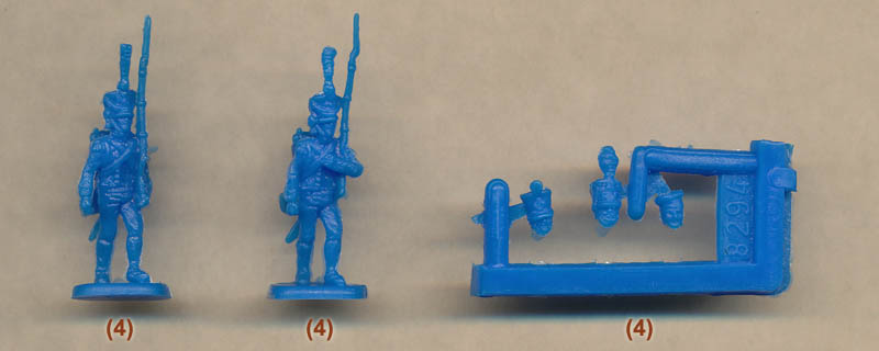 Soldats 1/72 1815 French Ligne Infantry Fusiliers Marching WATERLOO1815 061 