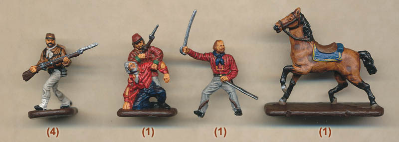 LUCKY TOYS TL0009 GARIBALDI "RED SHIRTS" 1/72 SCALE. 