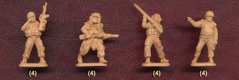 Orion 1/72 72012 Modern Israel Army Set 1 48 Figures, 12 Poses 