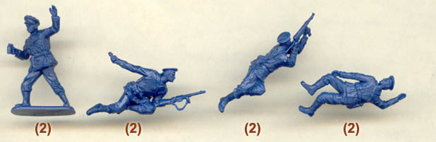 Pegasus 1/72nd WWII Russian Naval Infantry Plastic Soldiers Set 
