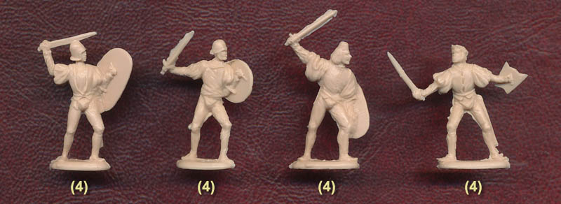 Set.2 40 Figs, 10 Poses Red Box 1/72 72100 Italian Infantry 16th Century 