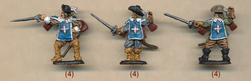 Details about   Red Box Figures 1/72 MOUNTED MUSKETEERS OF THE KING OF FRANCE Figure Set 