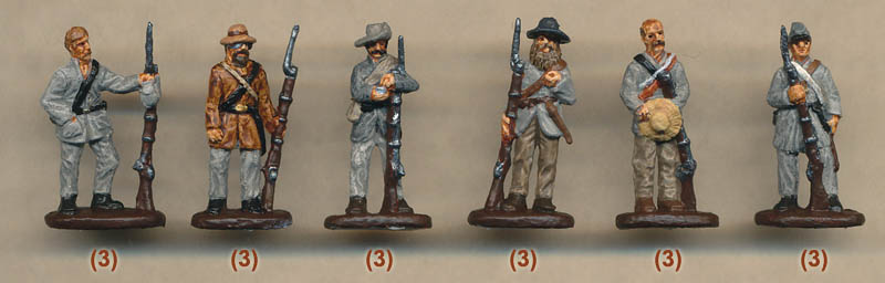 Strelets 1/72 American Civil War 40 Union Infantry & 40 Confederate Soldier Army 