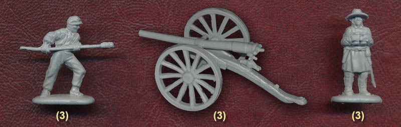Strelets 1/72 12pdr Whitworth Rifle with Confederate Crew # 183 