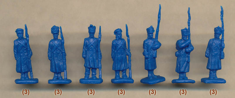 Napoleonic Wars French Line Infantry on the March 1 Strelets Miniatures 1/72