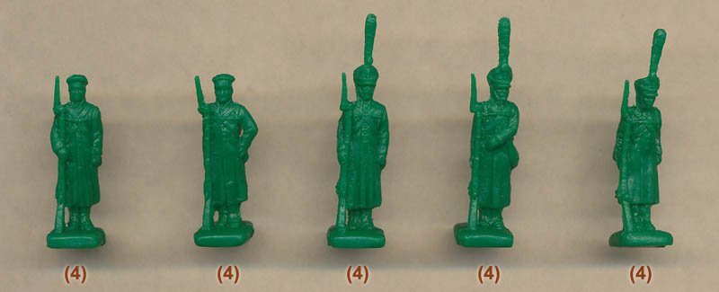 Napoleonic Russian Infantry Standing Order Arms STRELETS MINIATURES 1/72 
