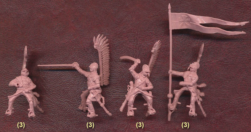 Polish Winged Hussar quality Russian made plastic from parts