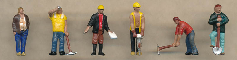Bachmann Construction Workers figures