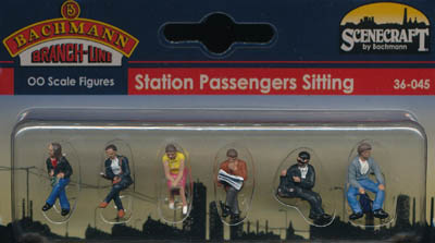 Bachmann Station Passengers Sitting box