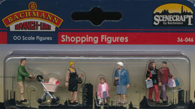 Bachmann Shopping Figures box