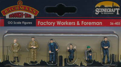 Bachmann Factory Workers & Foreman box