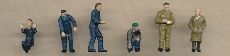 Bachmann Factory Workers & Foreman figures
