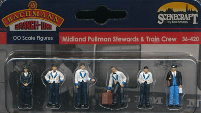 Bachmann Midland Pullman Stewards and Train Crew box